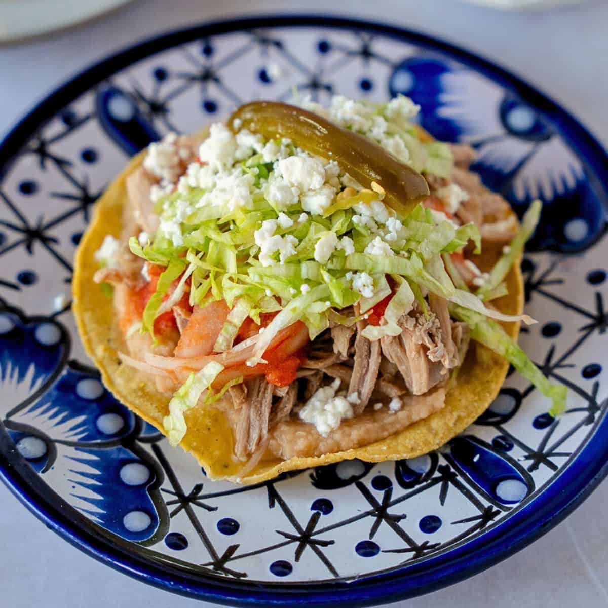 Tostada de Lomo